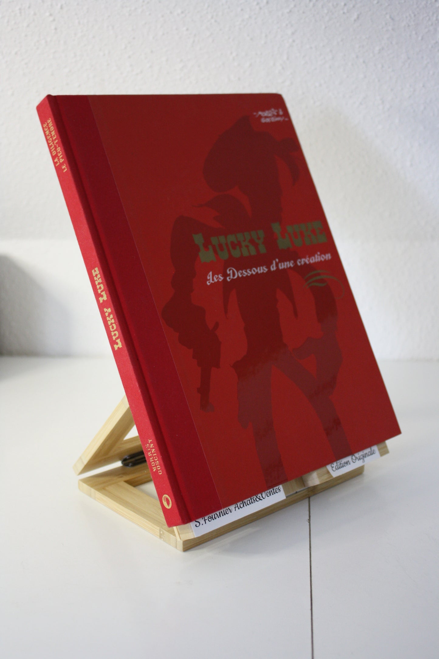 Les dessous de la Création la Diligence/Le pied tendre – Lucky Luke – Caroline Richter bonini - Edition Atlas – Réédition - 2009 + ex libris