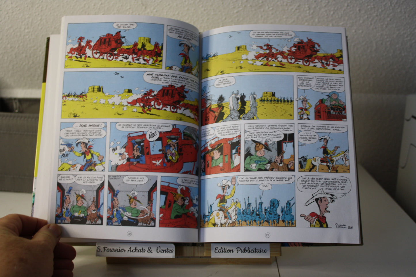 La Diligence – Lucky Luke – Morris et Goscinny - Lucky comics - Publicitaire- 2011 - Sud Ouest, L’éclair…
