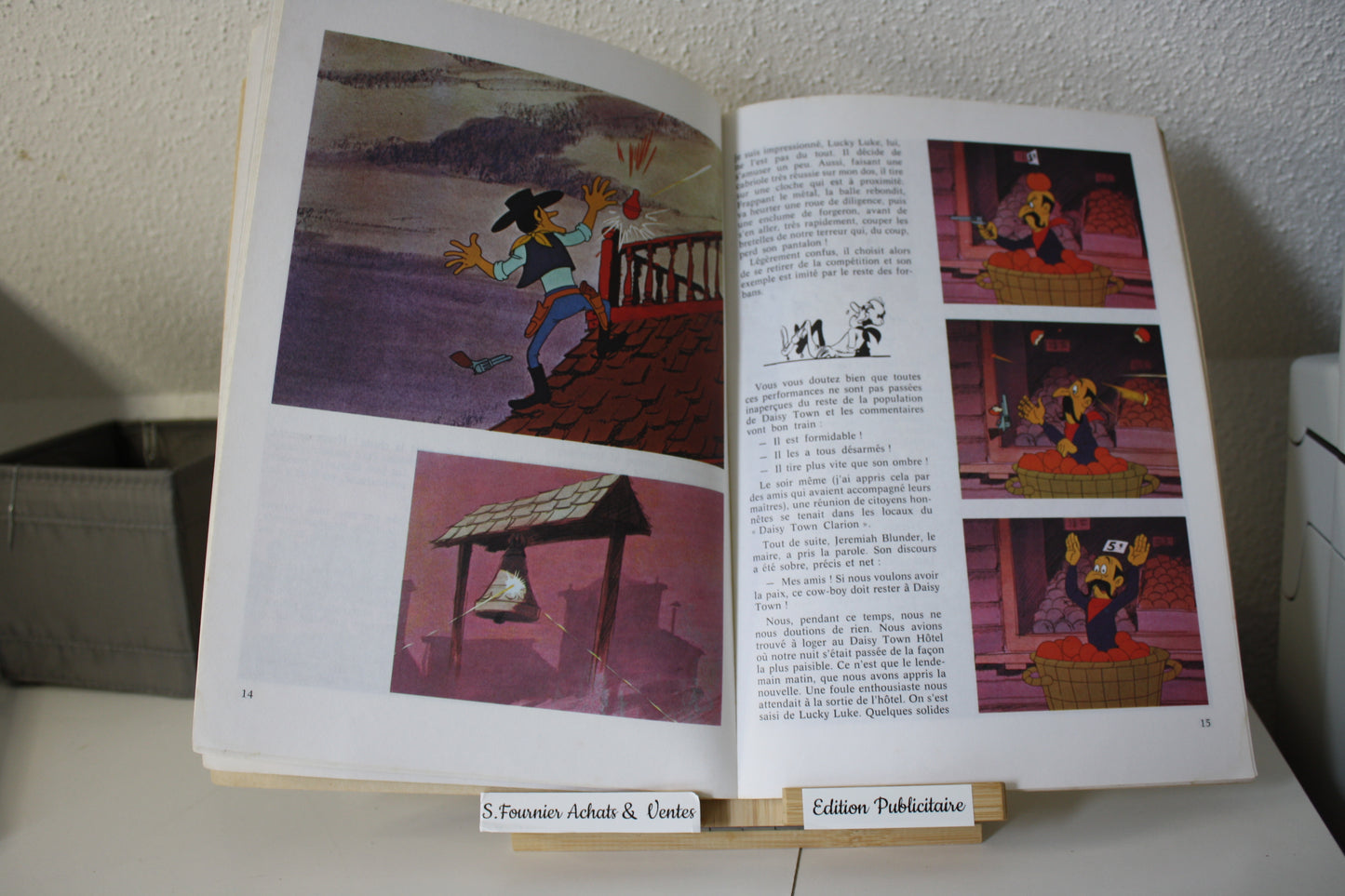 Daisy Town d’après le film – Lucky Luke – Morris et Goscinny - PEG - Publicitaire - 1972 - Total