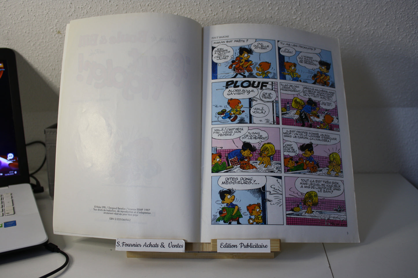 Faut rigoler – Boule et Bill - Roba - Dargaud - Publicitaire - 1997 – Chamois d’or