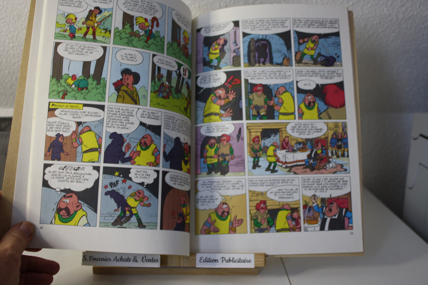 La source des dieux – Johan et Pirlouit – Peyo - Dupuis - Publicitaire - 1972 - Total