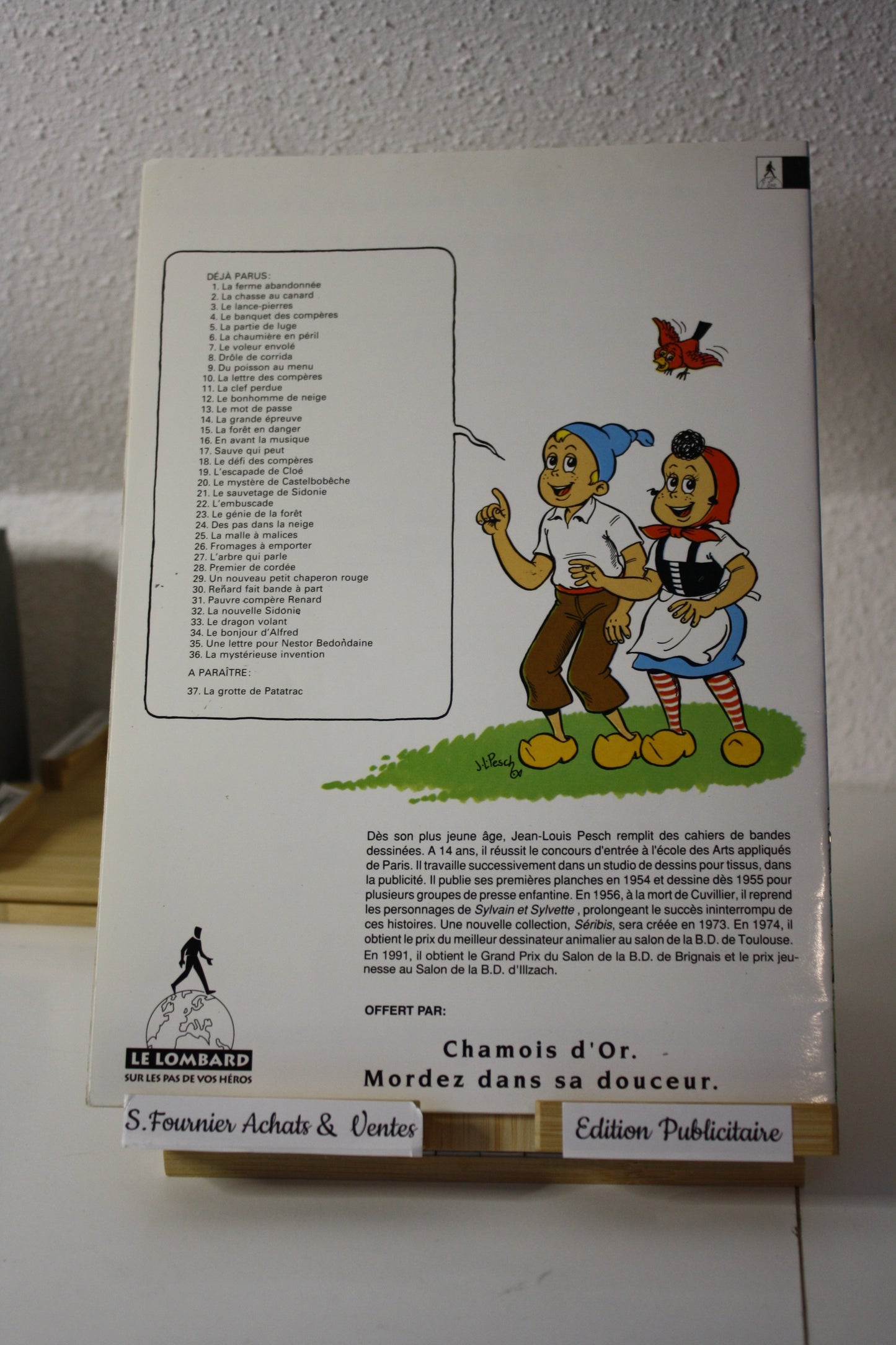 La cle perdue – Sylvain et Sylvette – Pesch - Le lombard - Publicitaire - 1994 - Chamois d'or