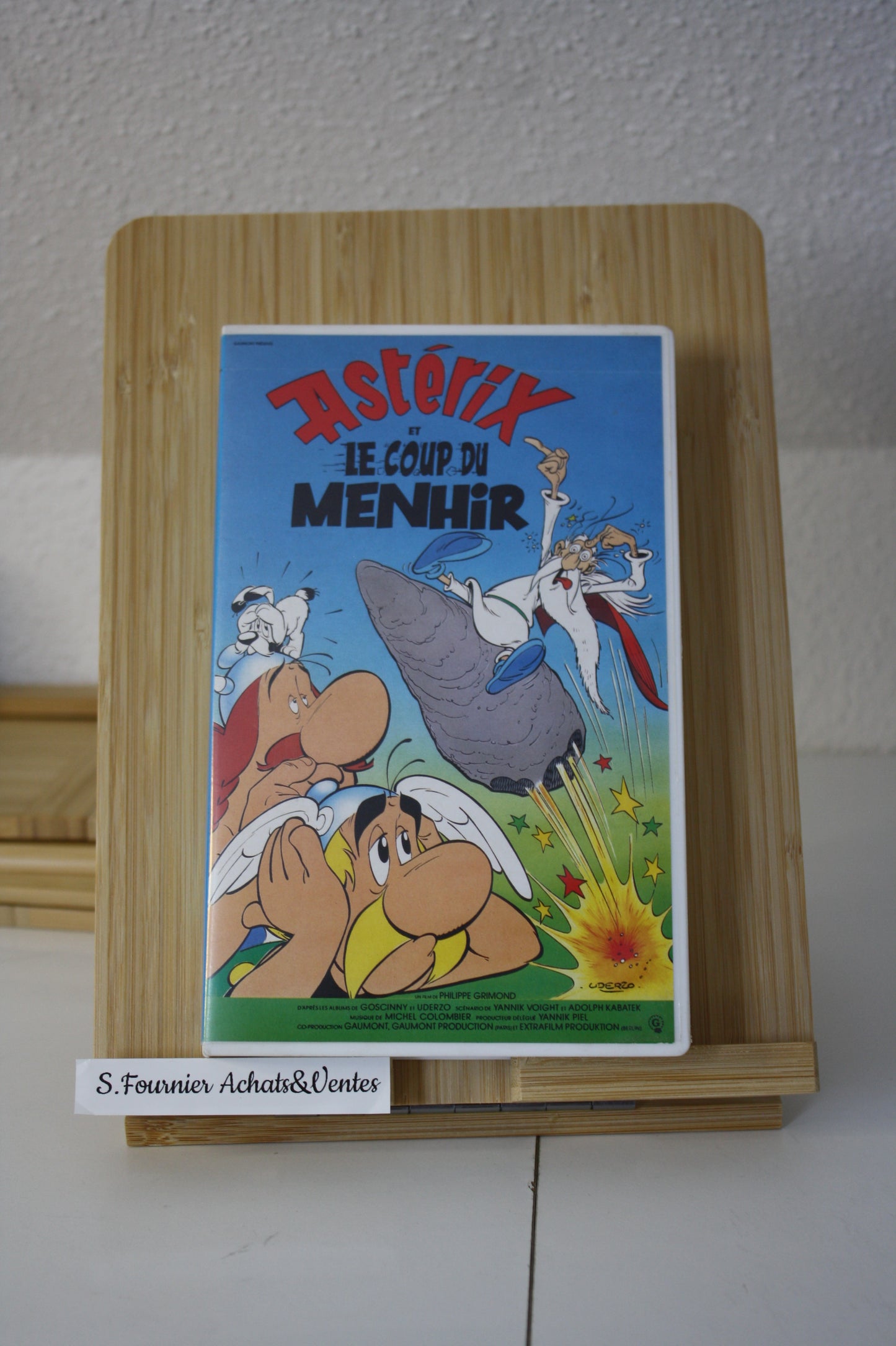Le coup du menhir – Astérix – Goscinny Uderzo - Albert René - Objet dérivé - 1993 - Cassette VHS