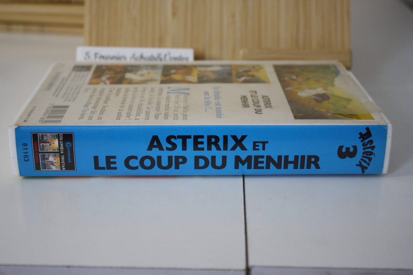 Le coup du menhir – Astérix – Goscinny Uderzo - Albert René - Objet dérivé - 1993 - Cassette VHS