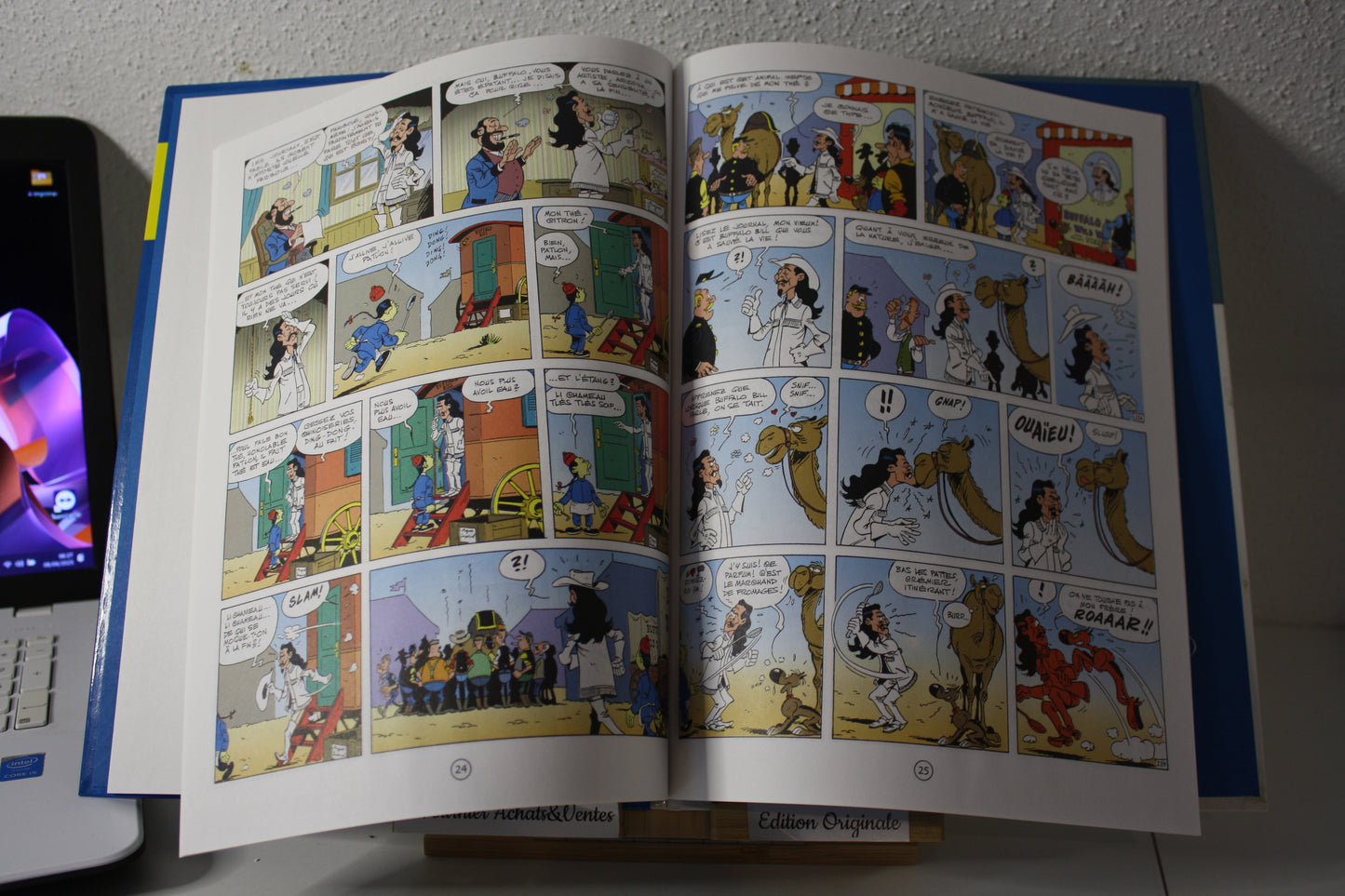 Le chameau – Rantanplan – Janvier, Fauche et Adam - Lucky Production - Réédition - 1997 - 50ème anniversaire + sticker