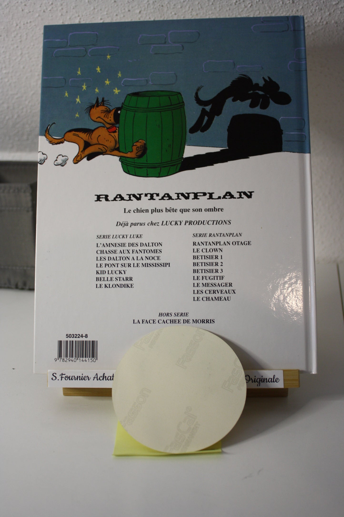 Le chameau – Rantanplan – Janvier, Fauche et Adam - Lucky Production - Réédition - 1997 - 50ème anniversaire + sticker