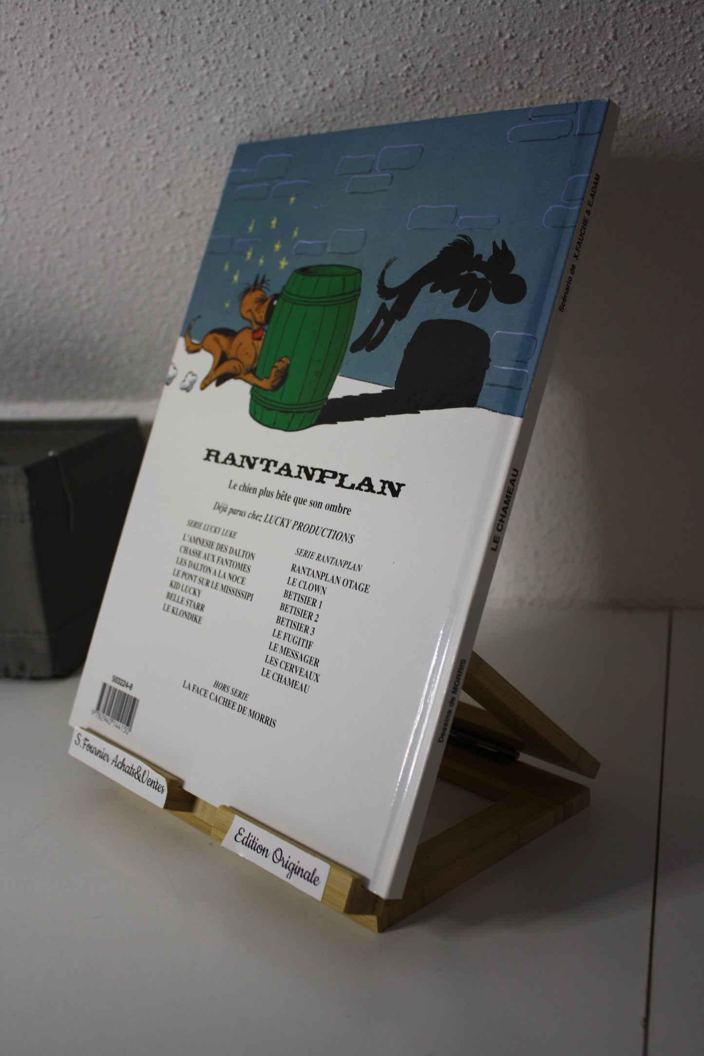 Le chameau – Rantanplan – Janvier, Fauche et Adam - Lucky Production - Réédition - 1997 - 50ème anniversaire + sticker