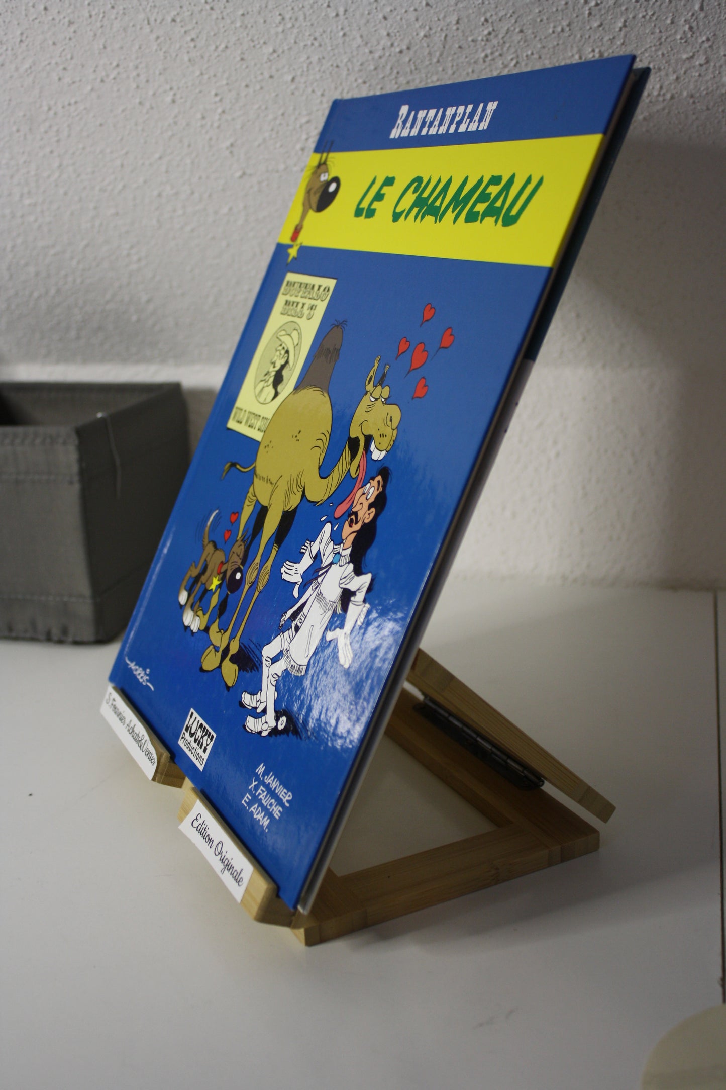 Le chameau – Rantanplan – Janvier, Fauche et Adam - Lucky Production - Réédition - 1997 - 50ème anniversaire + sticker