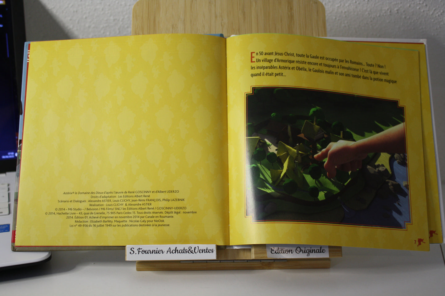 Le projet de césar (le domaine des dieux) – Astérix – Clichy Astier - Hachette Jeunesse - EO - 1994