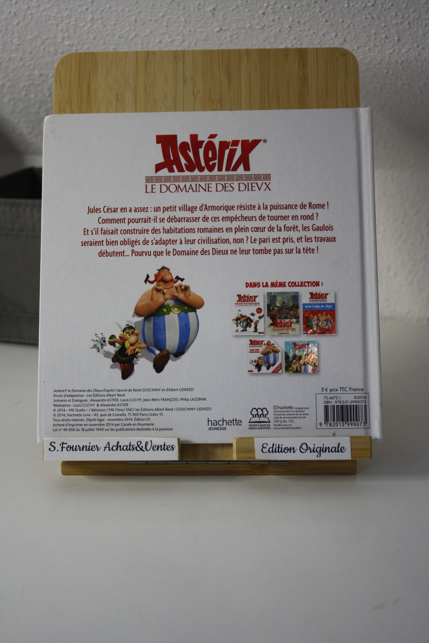 Le projet de césar (le domaine des dieux) – Astérix – Clichy Astier - Hachette Jeunesse - EO - 1994