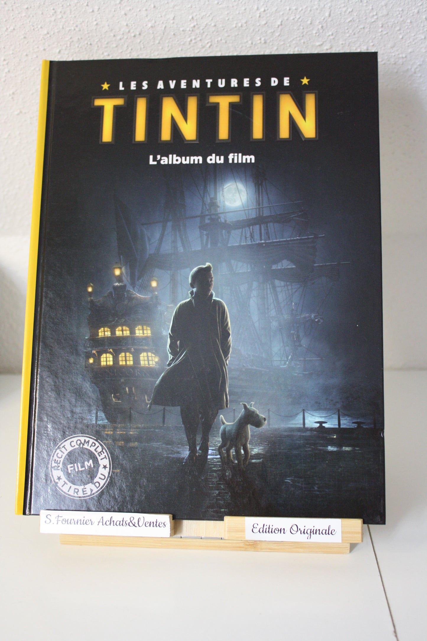 L’album du film – Tintin - - France Loisir - Réédition – 2011 - Abimé
