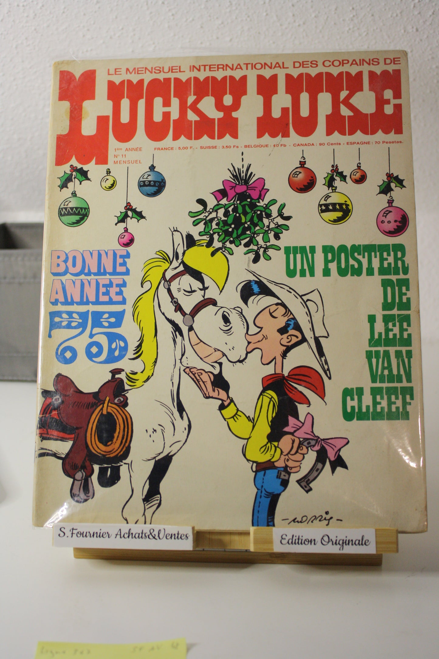 N°11 1ère année - – Lucky Luke – - Mensuel - 1974