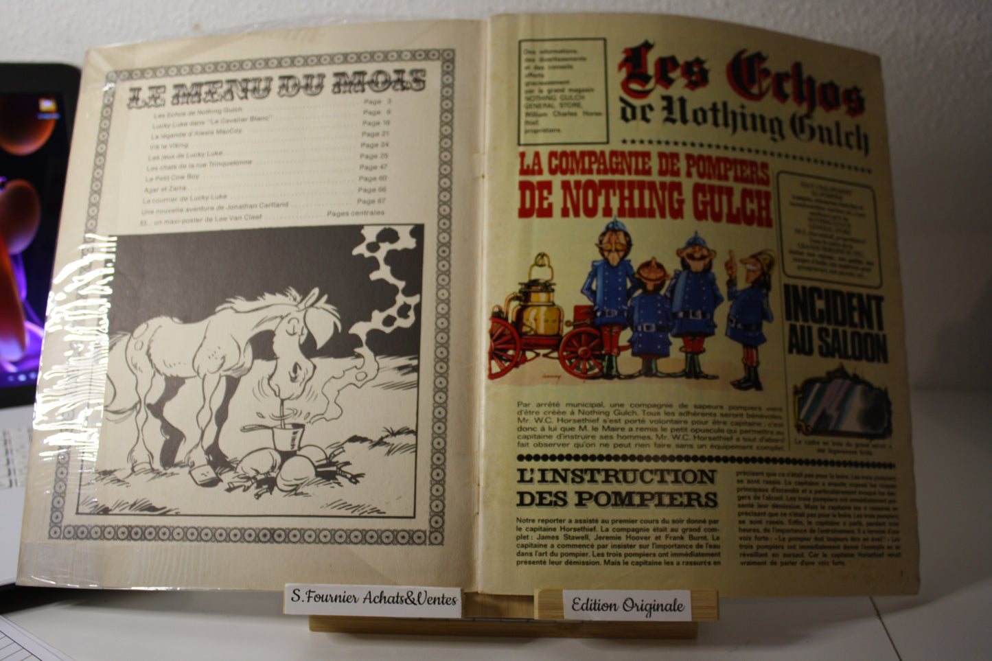 N°11 1ère année - – Lucky Luke – - Mensuel - 1974