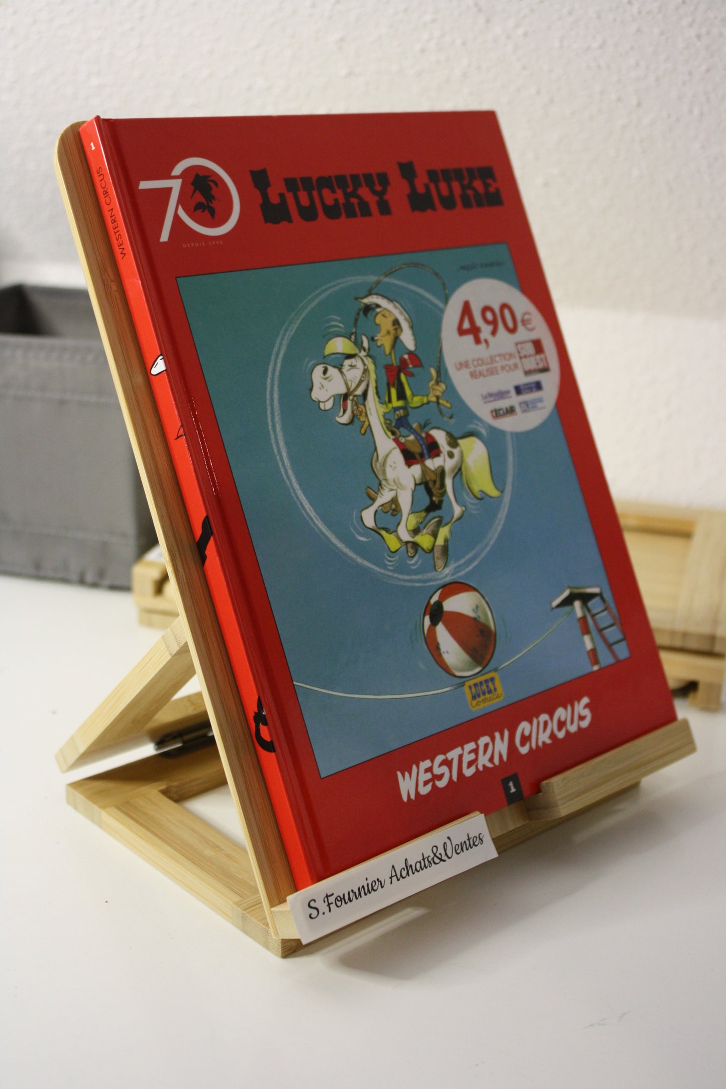 Western Circus – Lucky Luke – Morris - Journaux du Sud Ouest - Publicitaire - 2016 - 70 ans