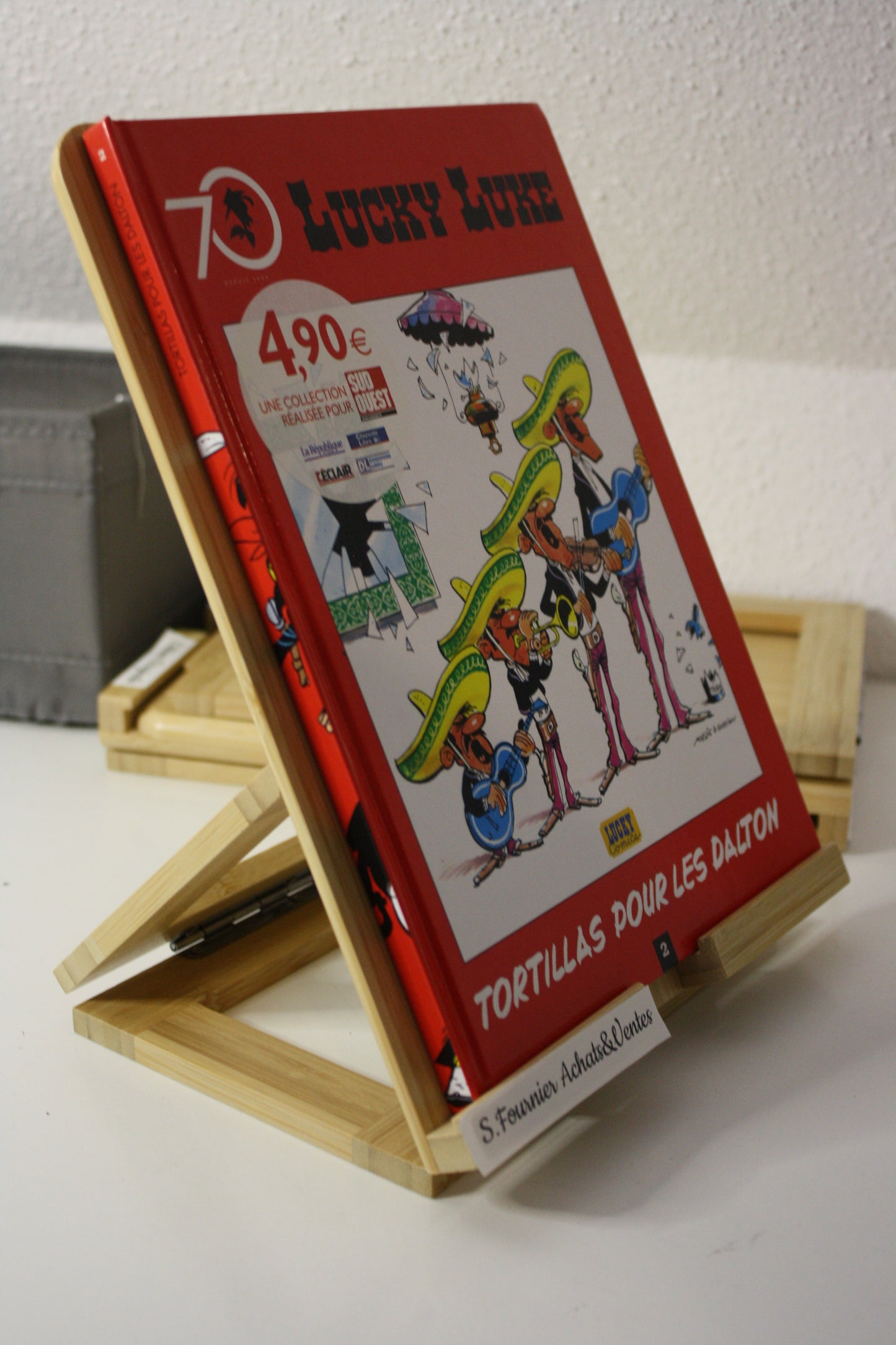 Tortillas pour les daltons – Lucky Luke – Morris - Journaux du Sud Ouest - Publicitaire - 2016 - 70 ans