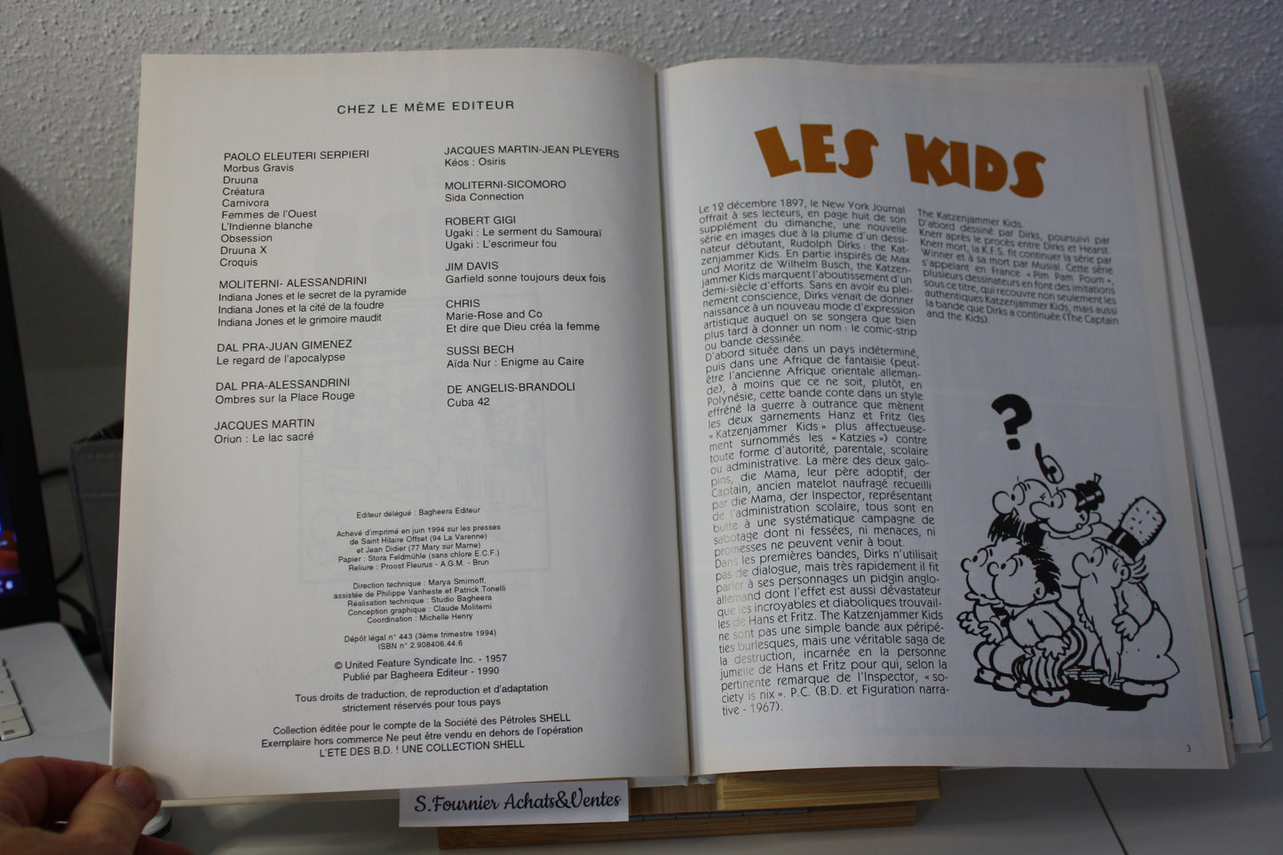 Les kids – - Rudolph Dirks – Bagheera editeur - Publicitaire - 1994 - Shell