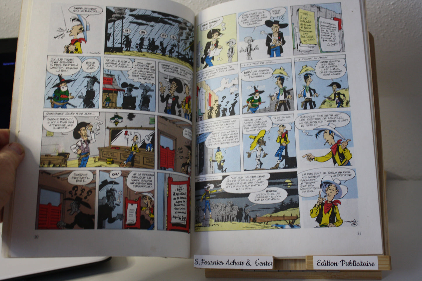 Le juge – Lucky Luke – Morris - Dupuis - Publicitaire– 1972 - Total