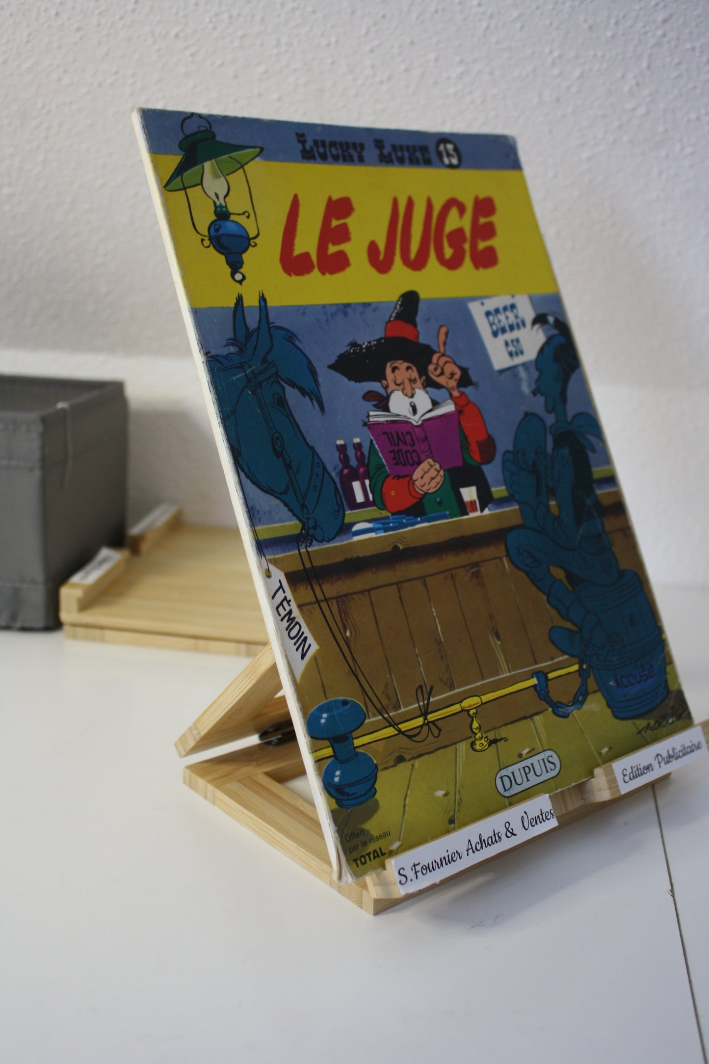 Le juge – Lucky Luke – Morris - Dupuis - Publicitaire– 1972 - Total