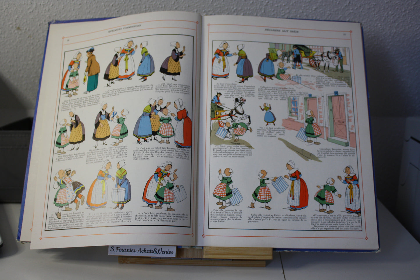 Bécassine en apprentissage – Bécassine – Pinchon et Caumery – éditions Gautier Langeureau - Réédition - 1980