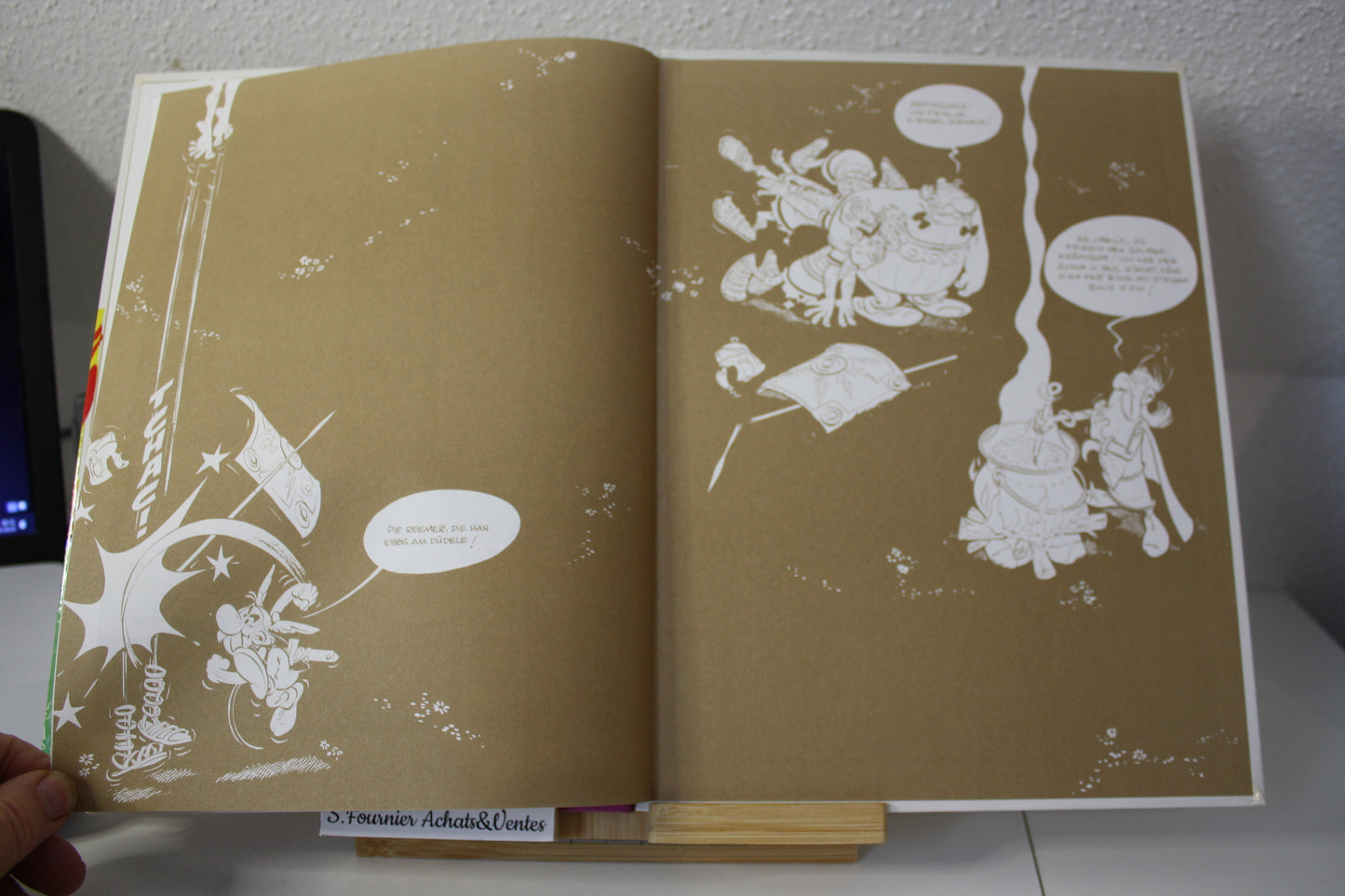 De Asterix an de olympische spieller – Astérix – Goscinny Uderzo - Dargaud - Réédition – 1996 - en Alsacien