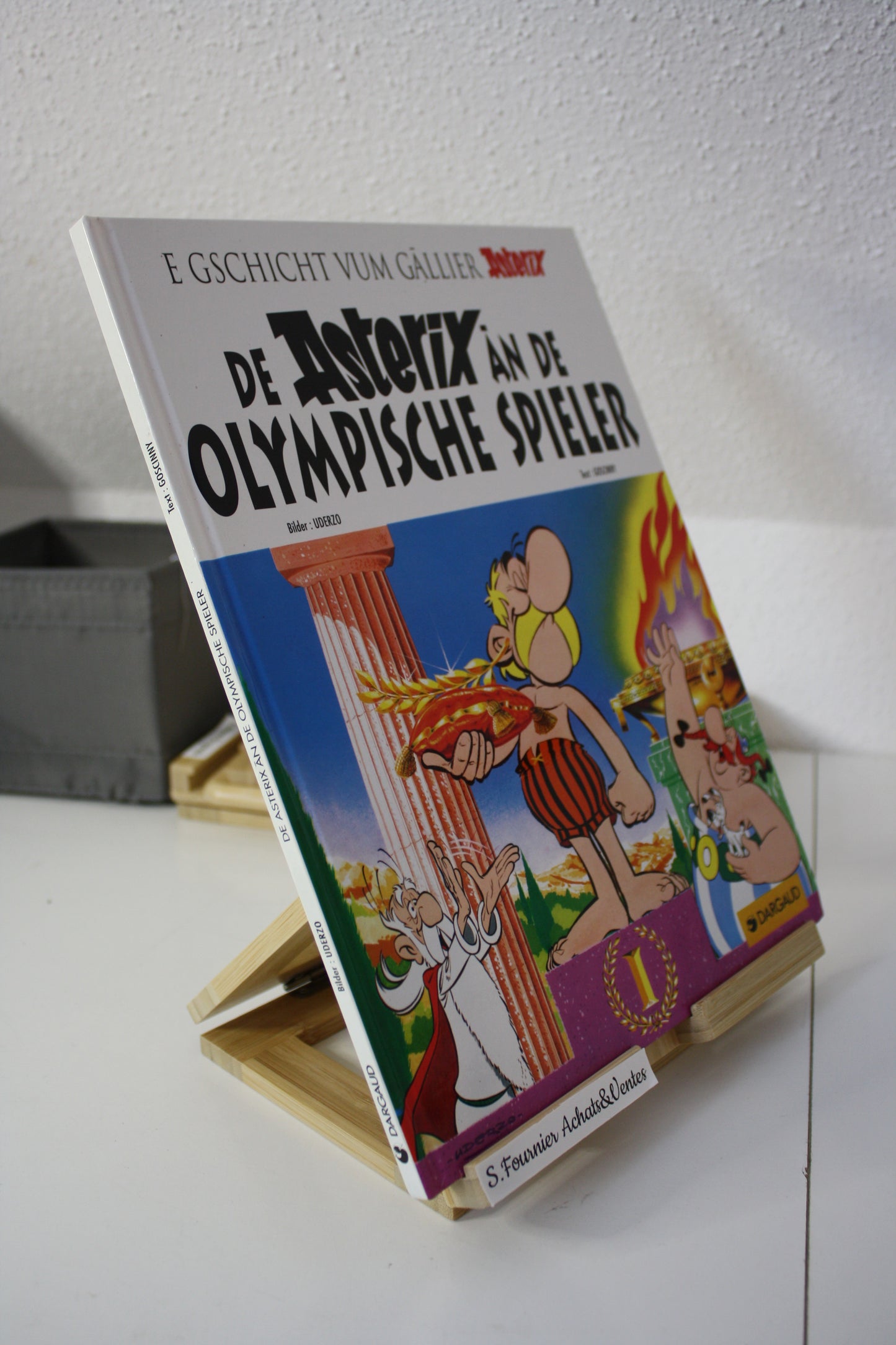 De Asterix an de olympische spieller – Astérix – Goscinny Uderzo - Dargaud - Réédition – 1996 - en Alsacien
