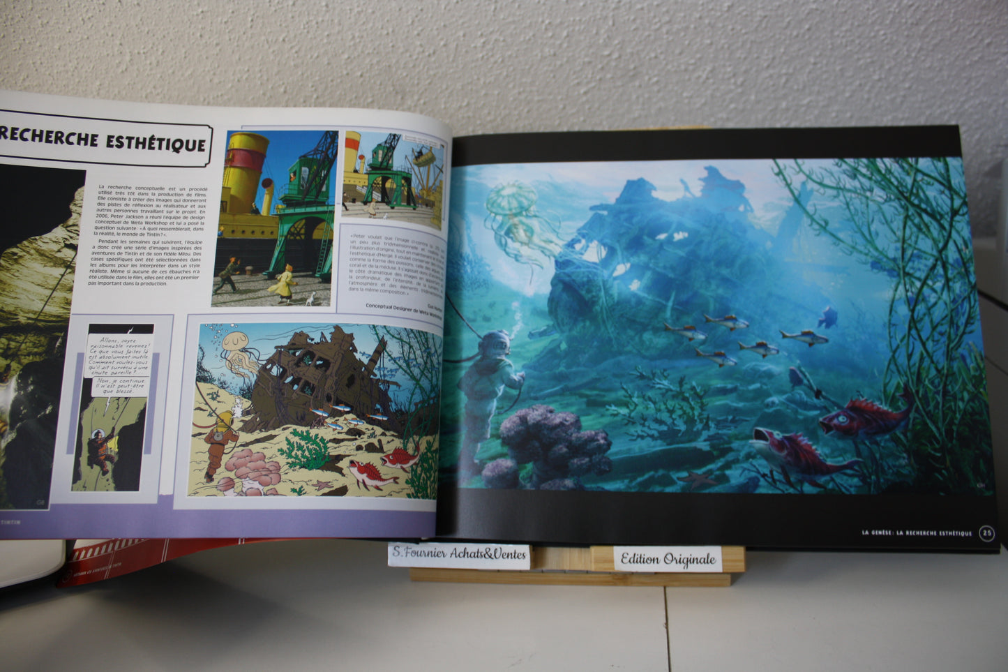 Artbook Les aventures de Tintin – Tintin – Weyrich - WetaNz - EO – 2024