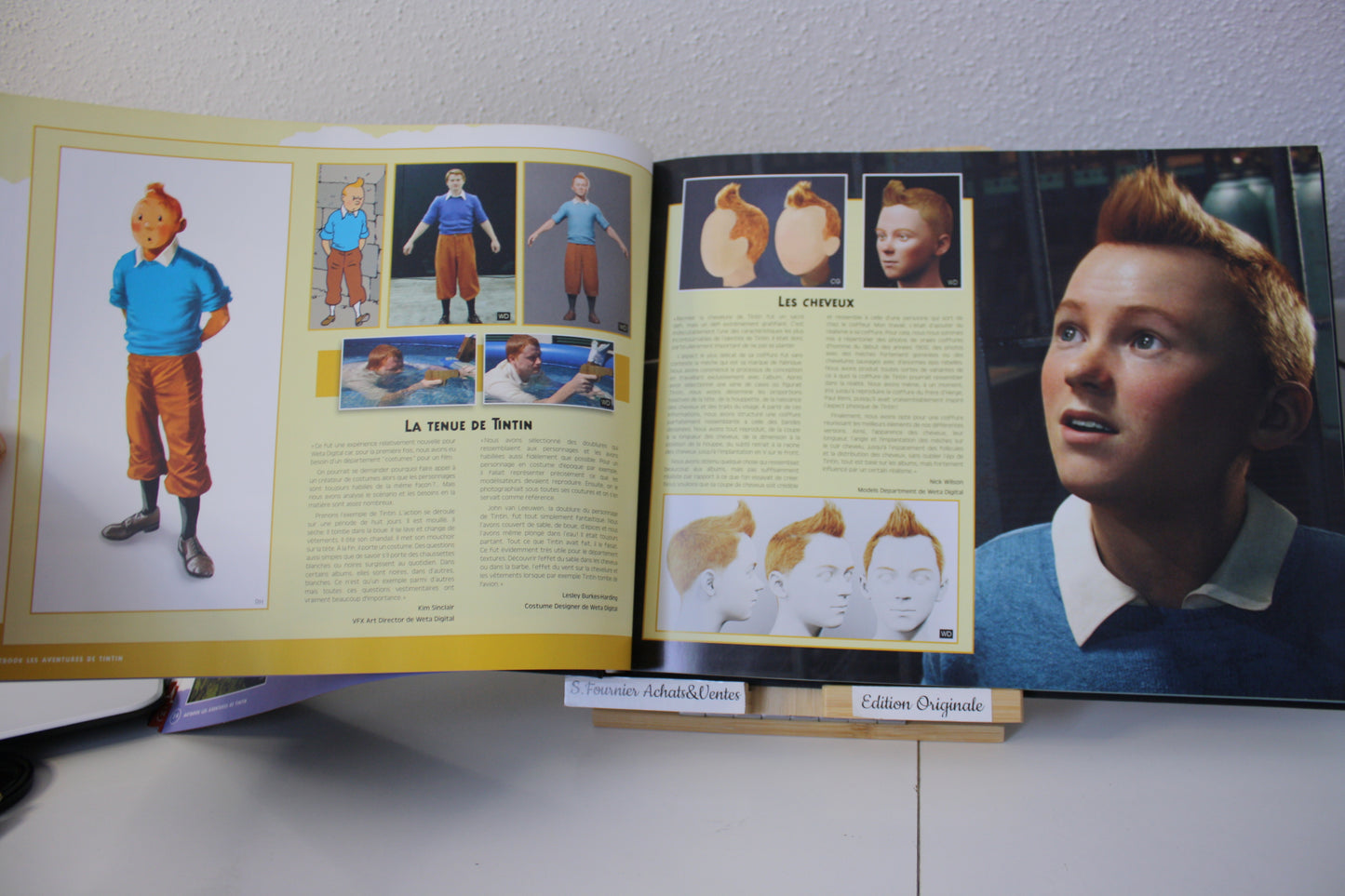 Artbook Les aventures de Tintin – Tintin – Weyrich - WetaNz - EO – 2024