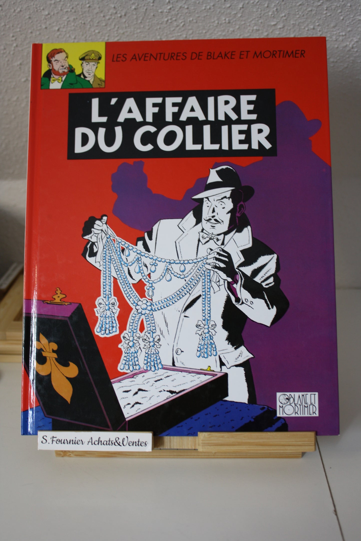 L’affaire du collier – Blake et Mortimer – Edgar P. JAcobs -éditions Delvilles- Publicitaire – 1999 - ESSO