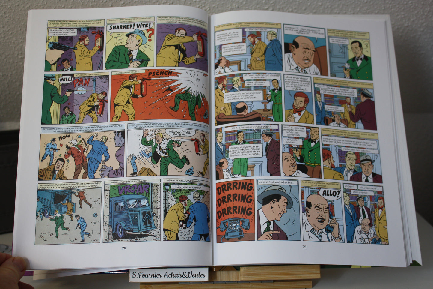 L’affaire du collier – Blake et Mortimer – Edgar P. JAcobs -éditions Delvilles- Publicitaire – 1999 - ESSO