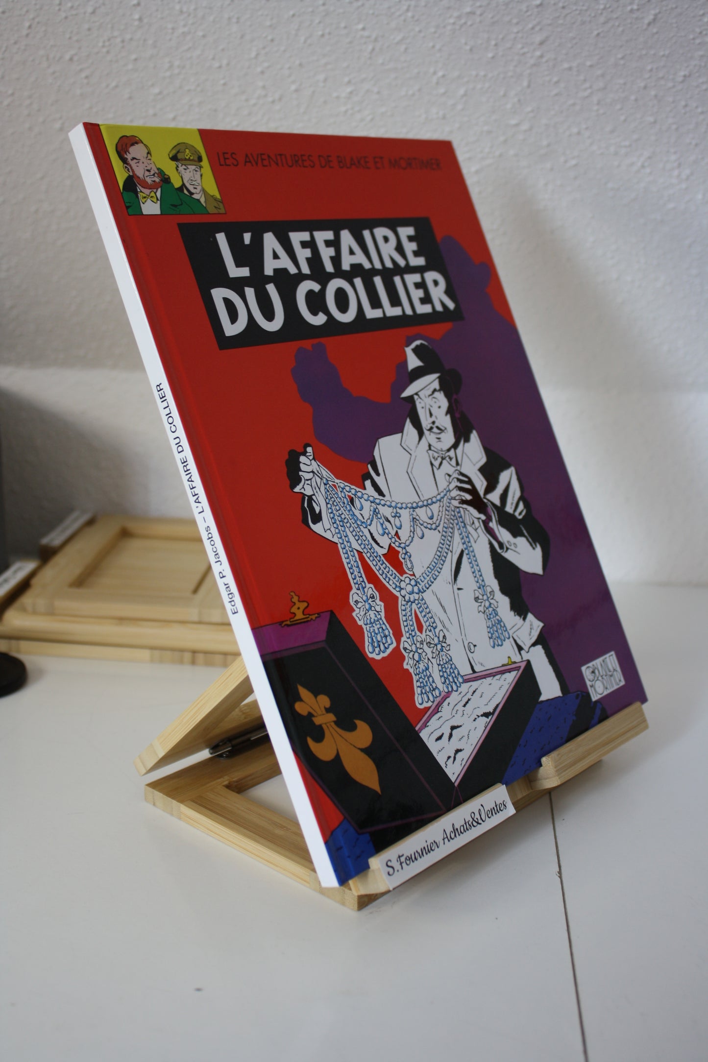 L’affaire du collier – Blake et Mortimer – Edgar P. JAcobs -éditions Delvilles- Publicitaire – 1999 - ESSO