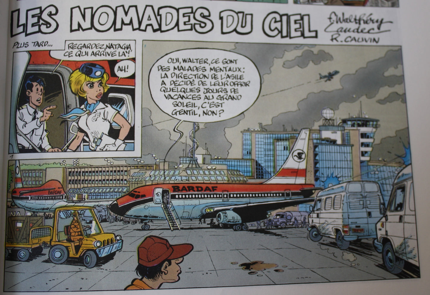 Les nomades du ciel – Natacha – Walthéry, Laudec et Cauvin - Dupuis - EO – 1988