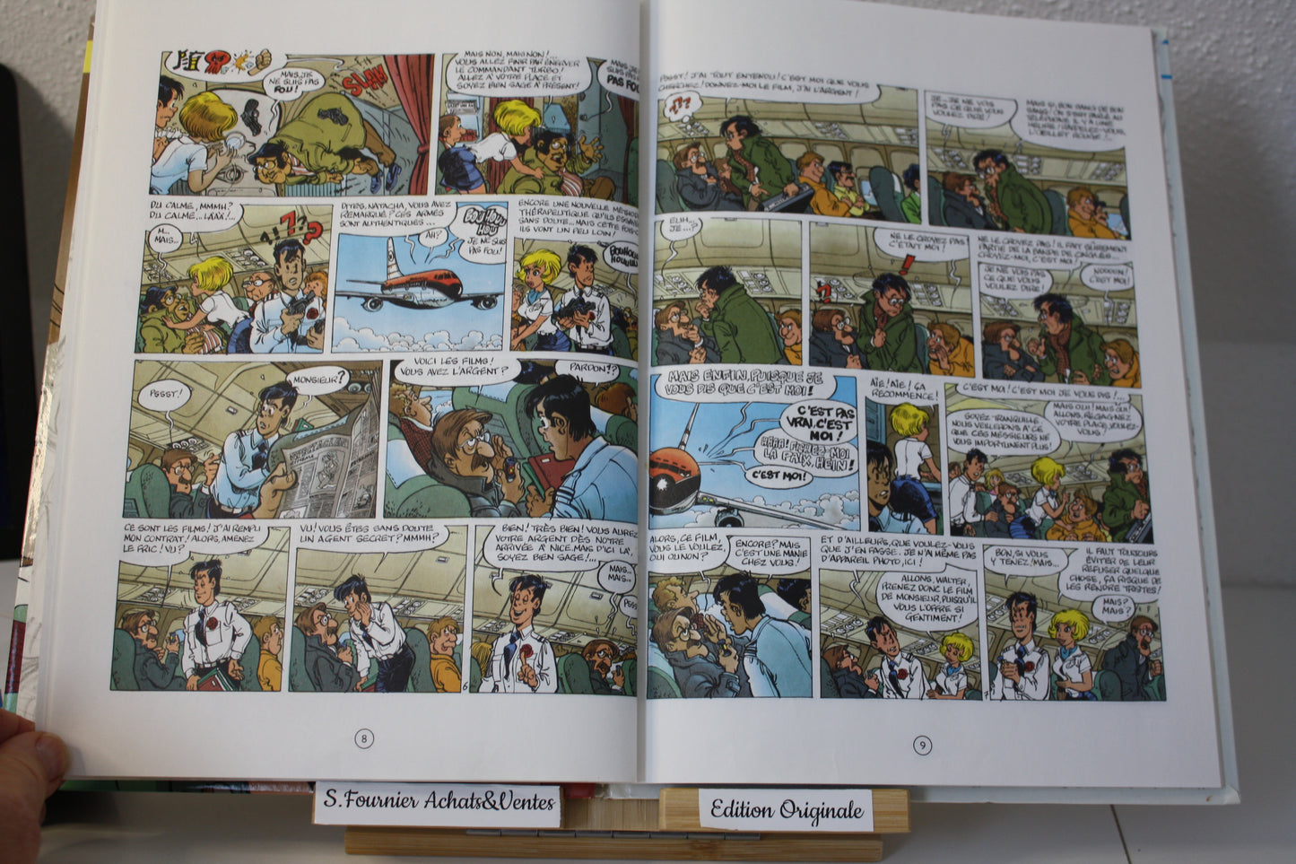 Les nomades du ciel – Natacha – Walthéry, Laudec et Cauvin - Dupuis - EO – 1988
