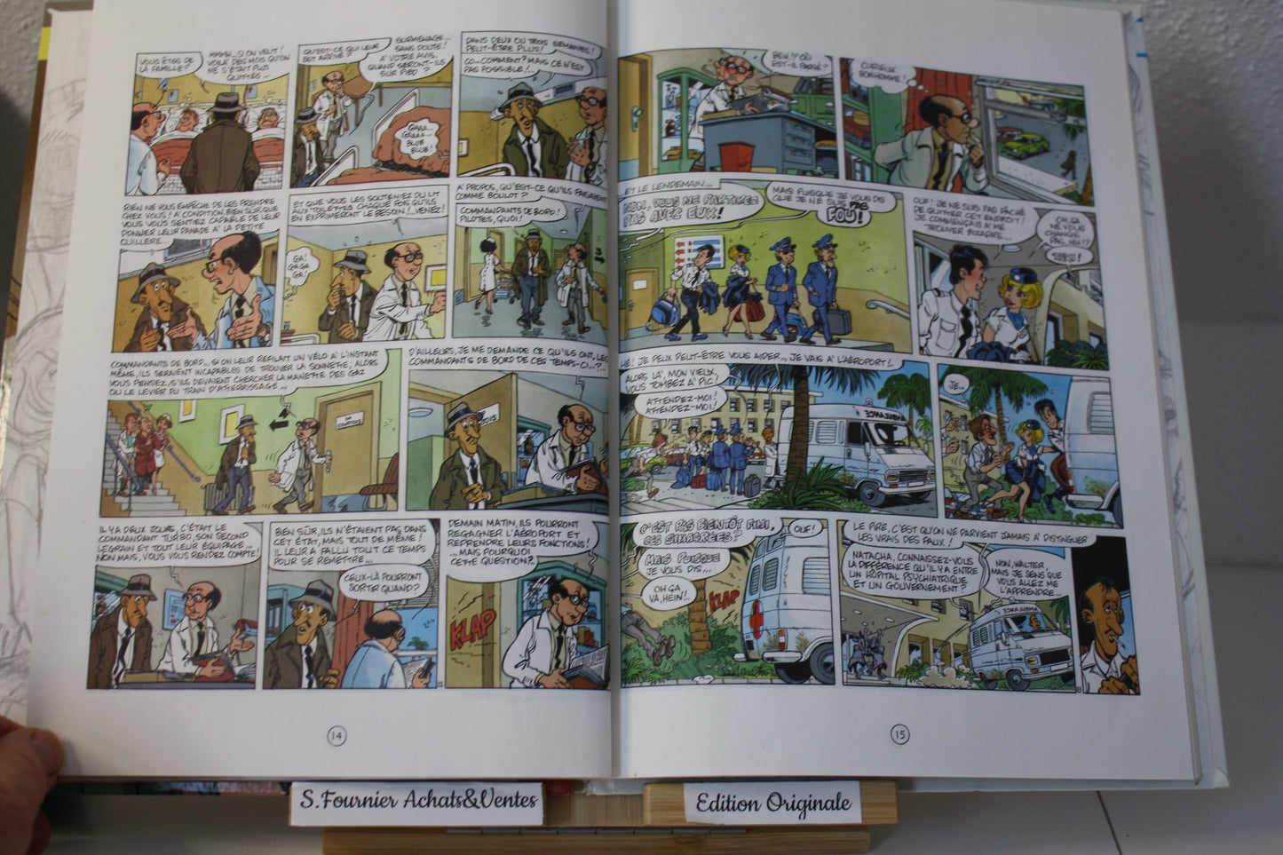 Les nomades du ciel – Natacha – Walthéry, Laudec et Cauvin - Dupuis - EO – 1988