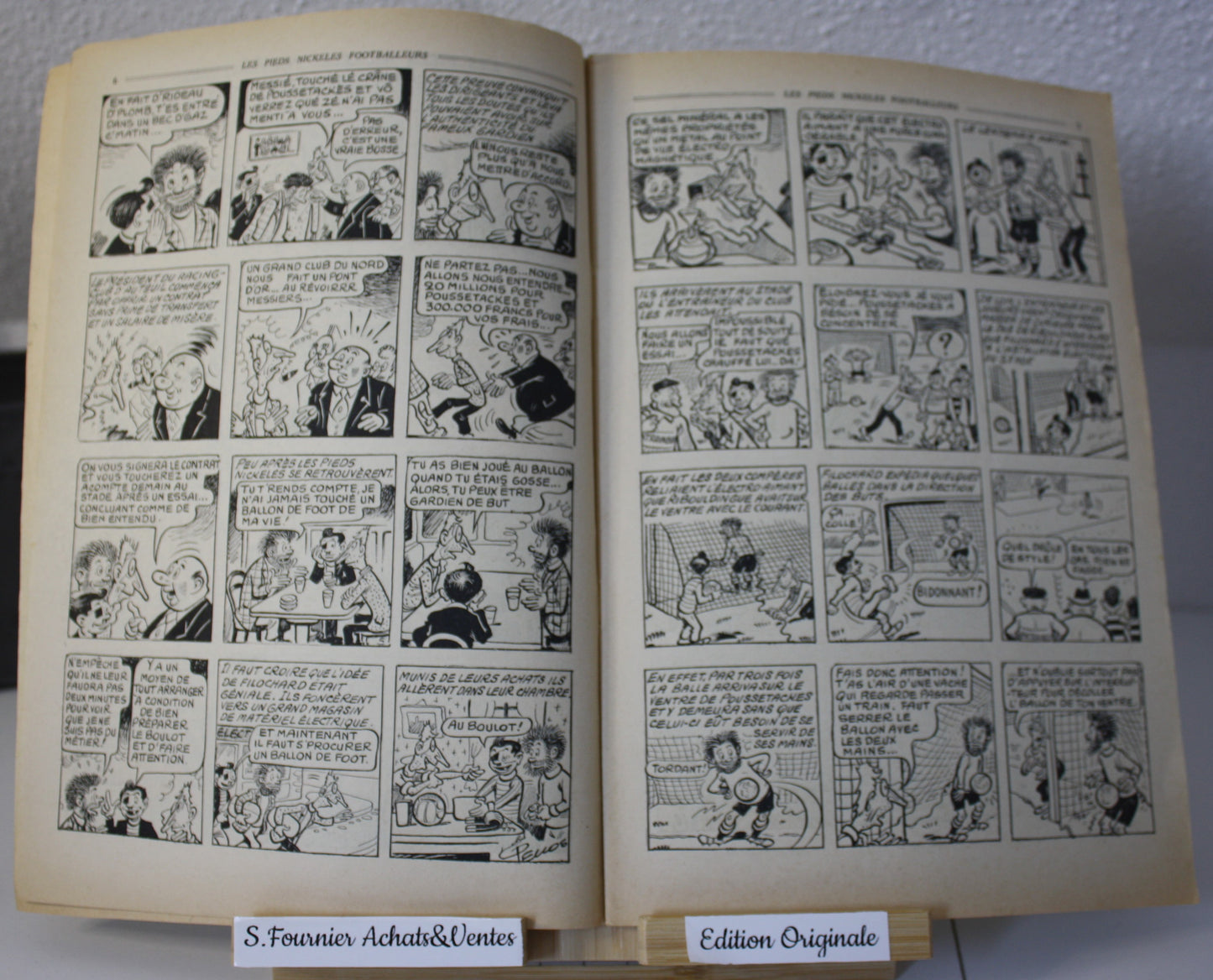 Footballeurs – Les pieds Nickelés –Pellos et Montaubert - Les beaux albums - EO – 1956