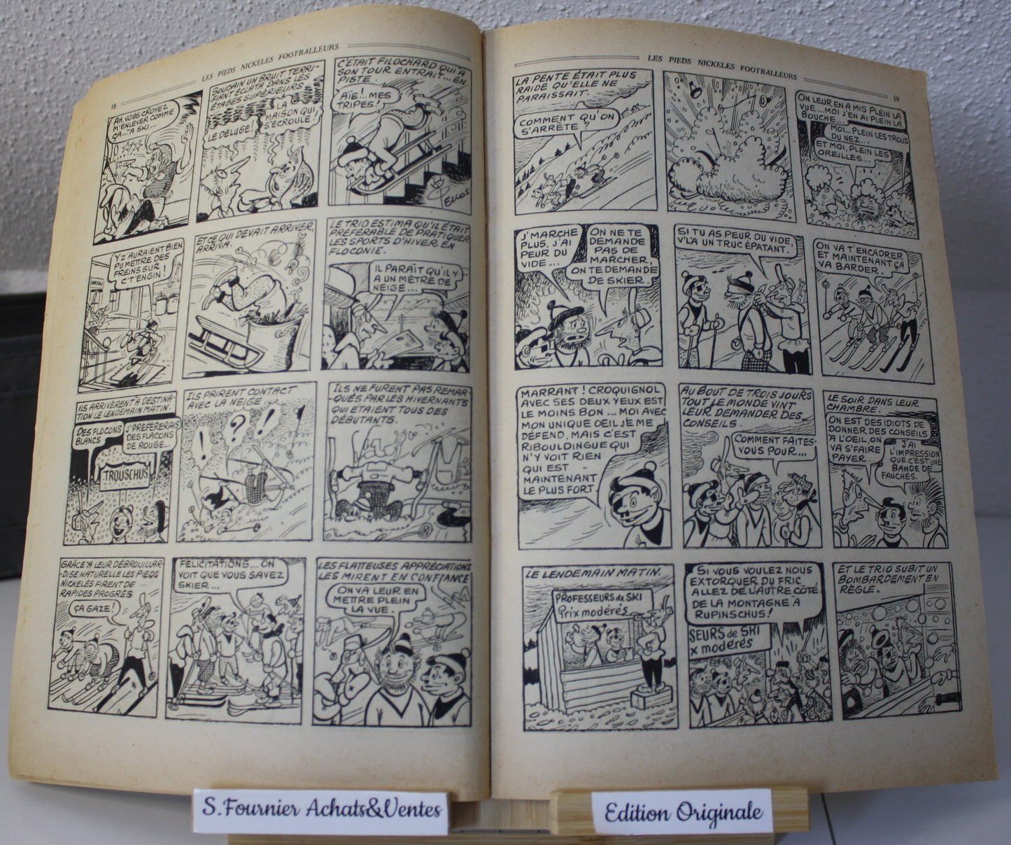 Footballeurs – Les pieds Nickelés –Pellos et Montaubert - Les beaux albums - EO – 1956
