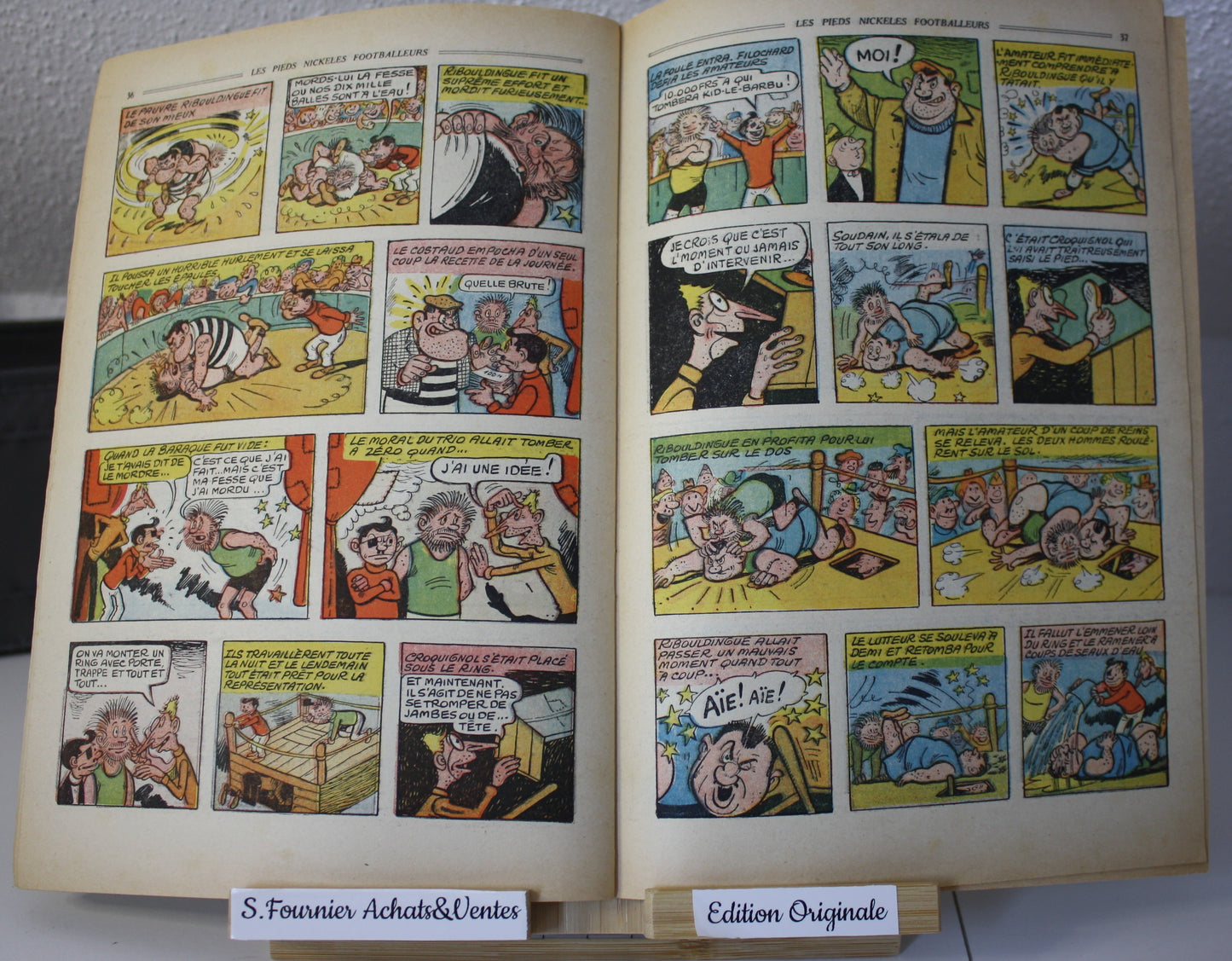 Footballeurs – Les pieds Nickelés –Pellos et Montaubert - Les beaux albums - EO – 1956