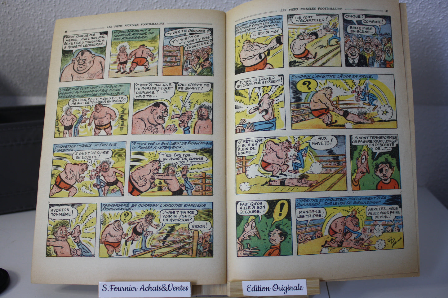 Footballeurs – Les pieds Nickelés –Pellos et Montaubert - Les beaux albums - EO – 1956