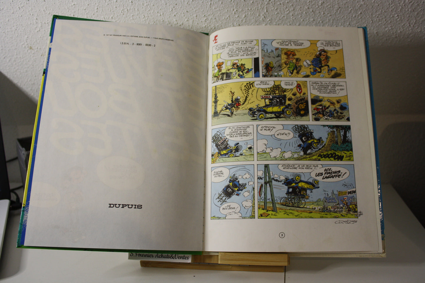 Gaffes, Bévues et Boulettes – Gaston – Franquin – Dupuis - Réédition - 1986