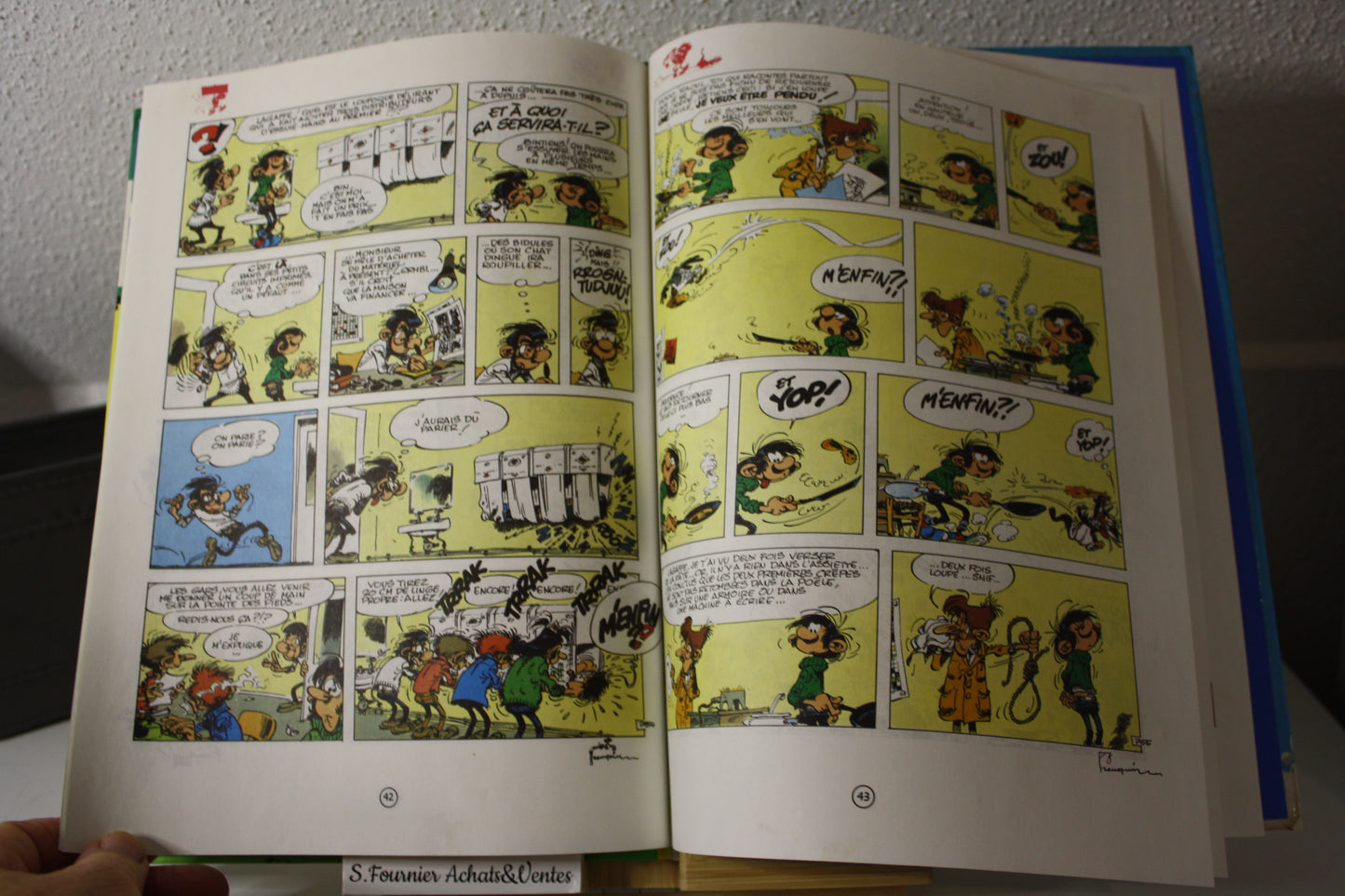 Gaffes, Bévues et Boulettes – Gaston – Franquin – Dupuis - Réédition - 1986