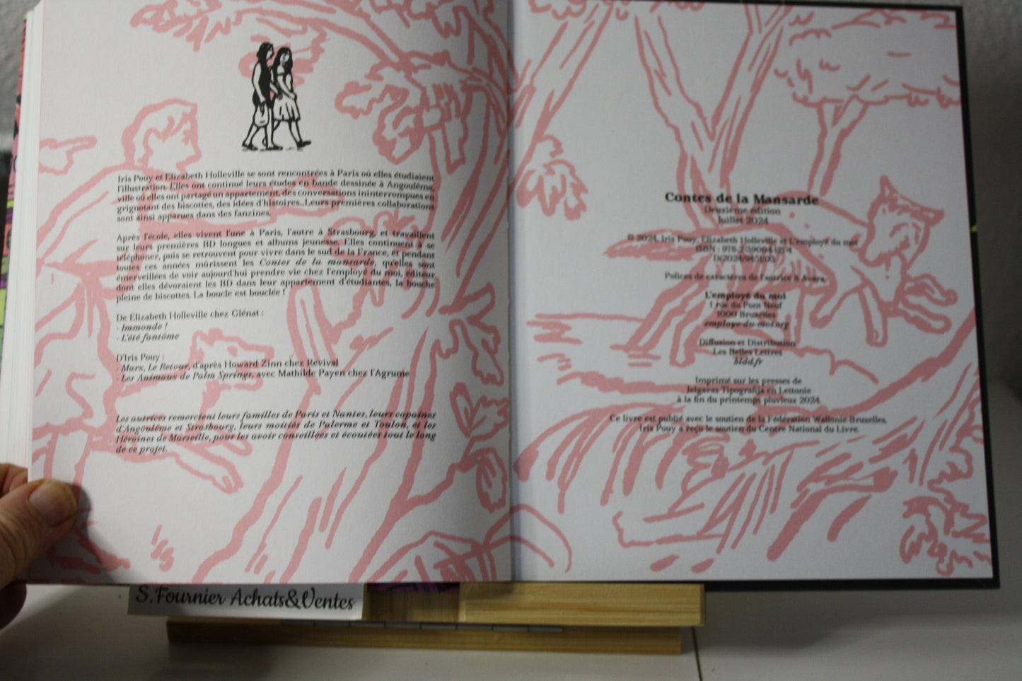 Contes de la mansarde – - Elisabeth Holleville et Iris Pouy – L’employé du moi – Réédition - 2024