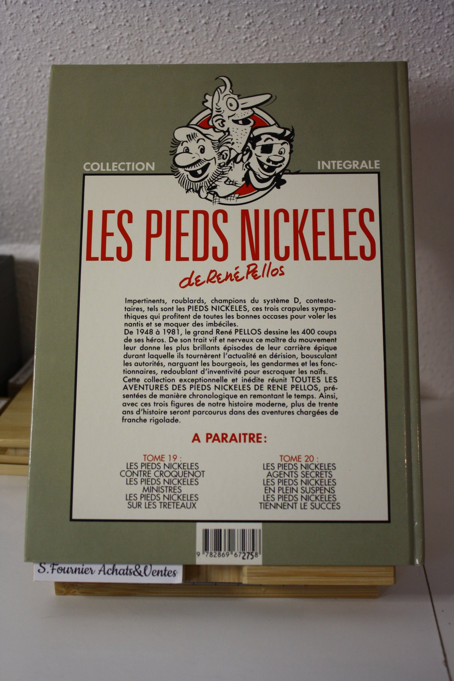 Collection intégrales N°18 – Les pieds Nickelés – René Pellos - Vents d’Ouest – EO - 1994