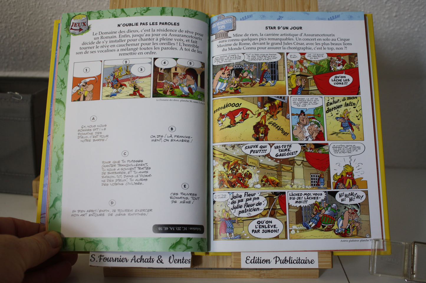 Assurancetourix au top – Astérix – GoscinnyUderzo - edition Albert René – Publicitaire - 2014 - Quick