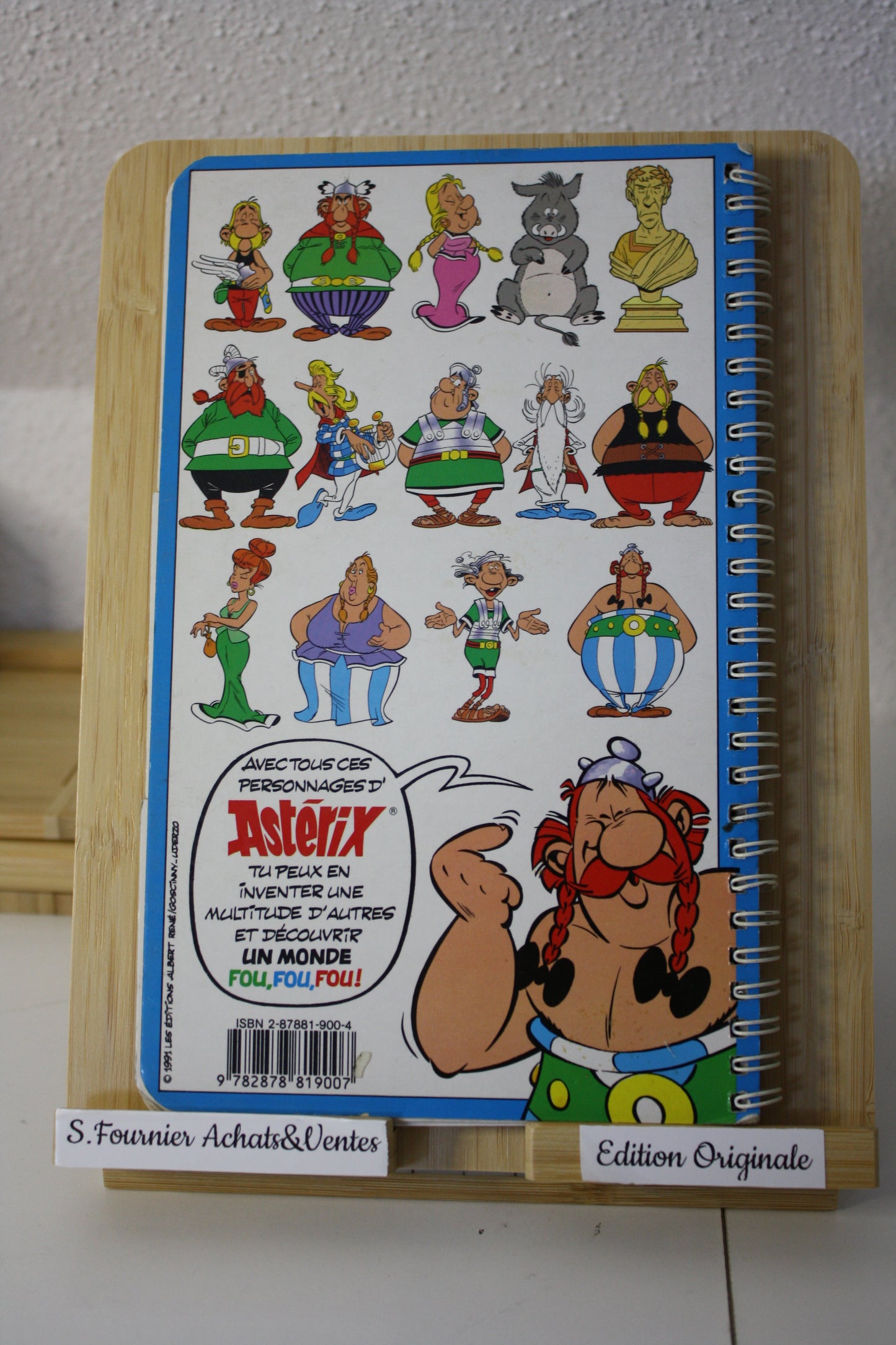 Le monde Fou Fou Fou – Astérix – Editon Albert René – Les livres du dragon d'or - EO -1991