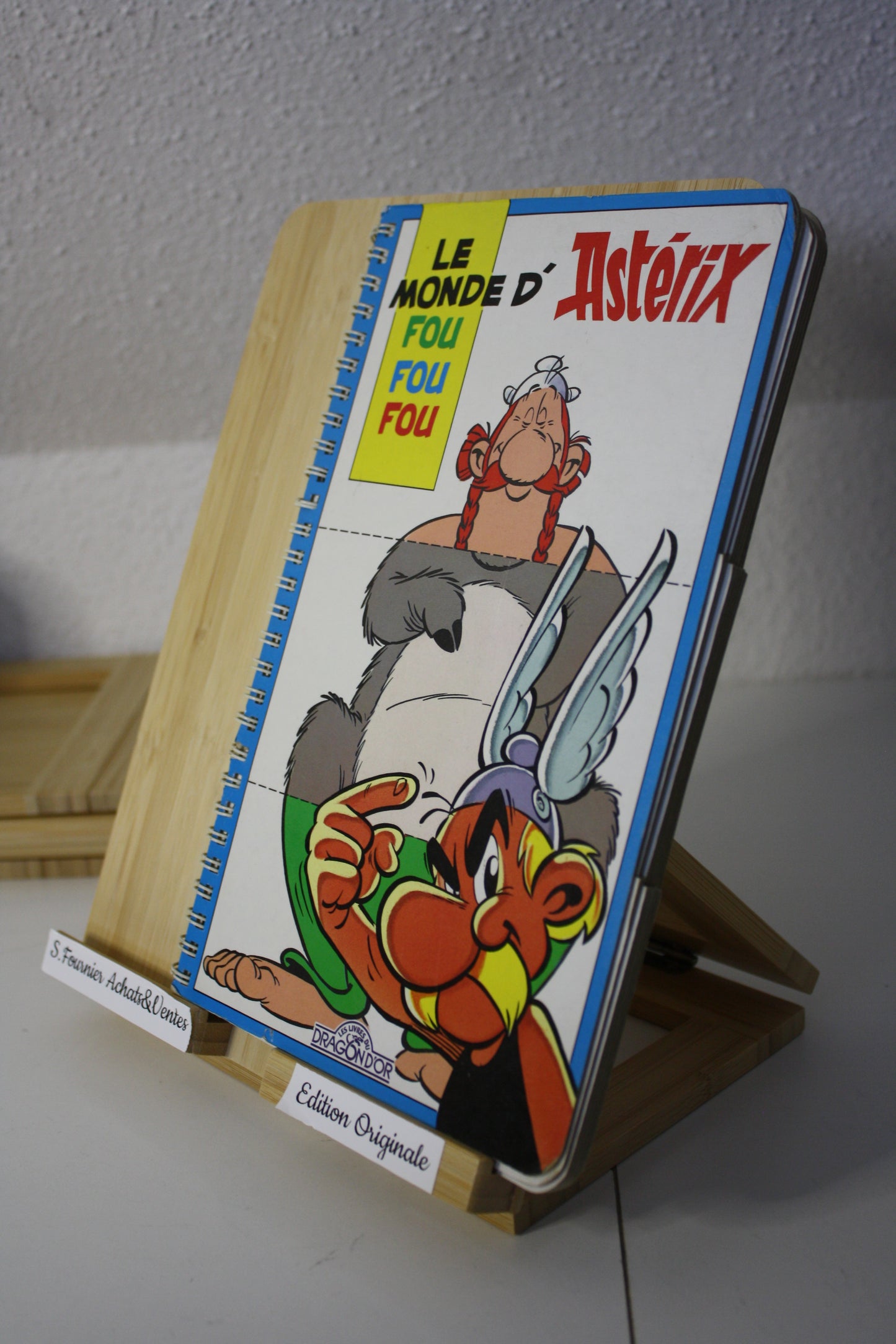 Le monde Fou Fou Fou – Astérix – Editon Albert René – Les livres du dragon d'or - EO -1991