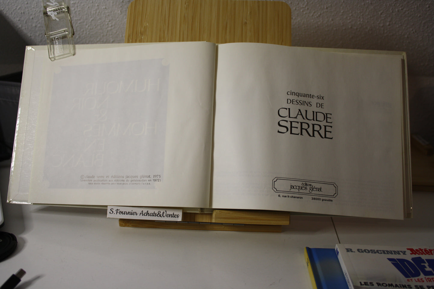Humour Noir & Hommes en Blancs – - Serre – Edition Glénat – Réédition - 1975 - Humidité