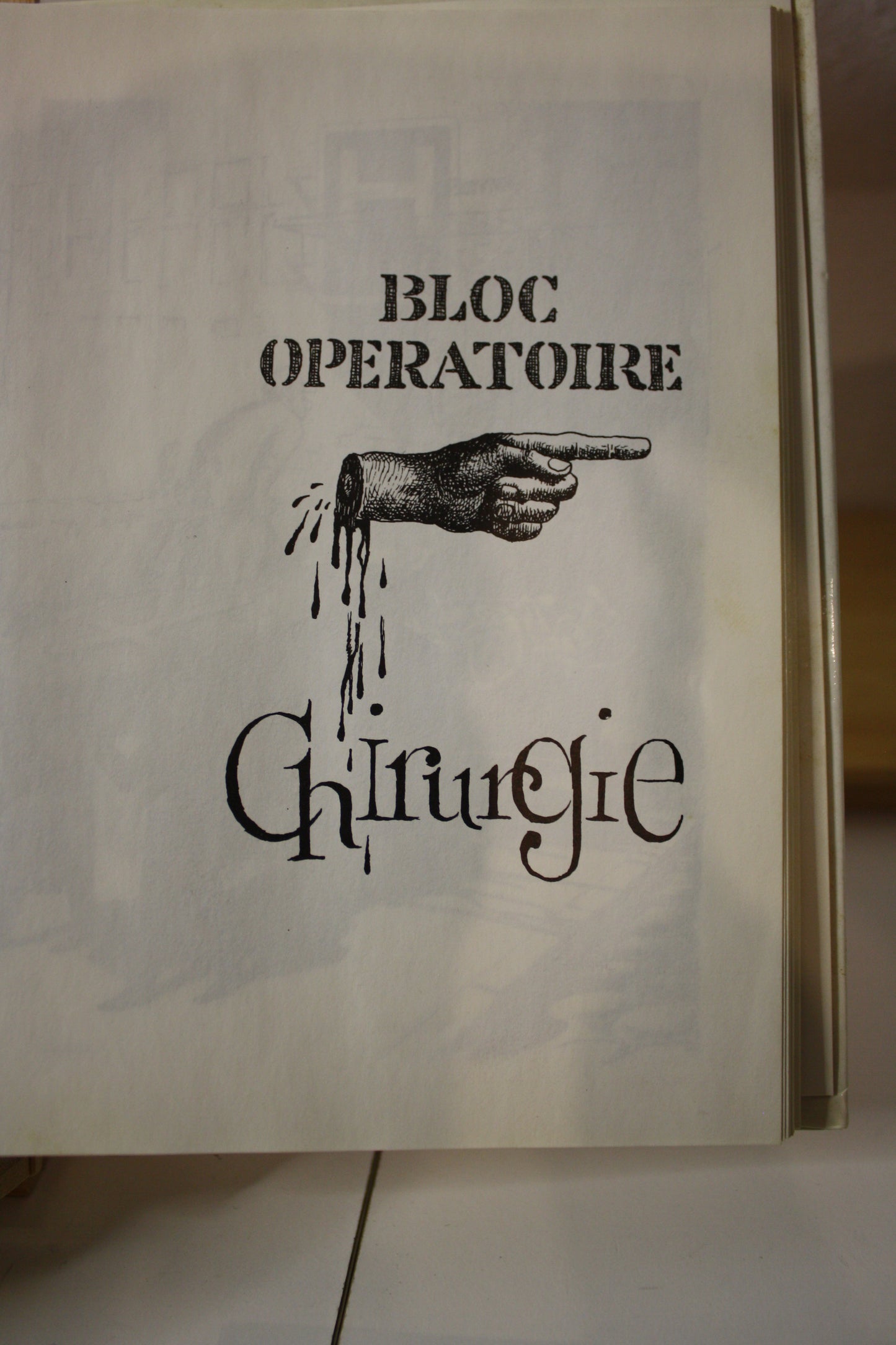 Humour Noir & Hommes en Blancs – - Serre – Edition Glénat – Réédition - 1975 - Humidité