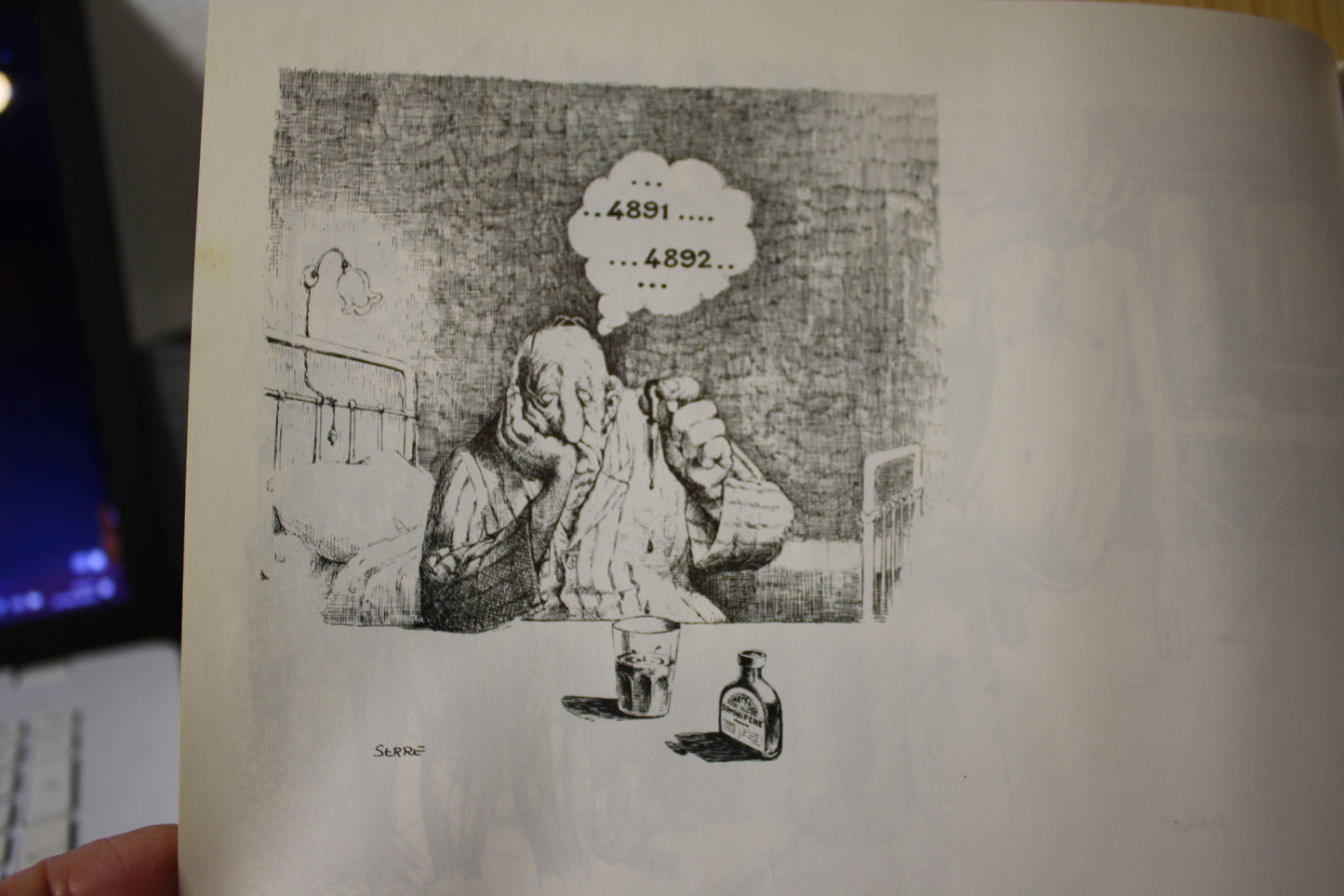 Humour Noir & Hommes en Blancs – - Serre – Edition Glénat – Réédition - 1975 - Humidité