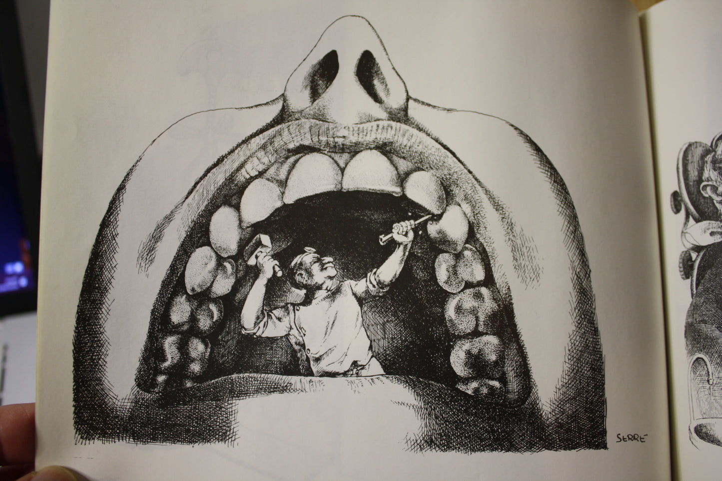 Humour Noir & Hommes en Blancs – - Serre – Edition Glénat – Réédition - 1975 - Humidité