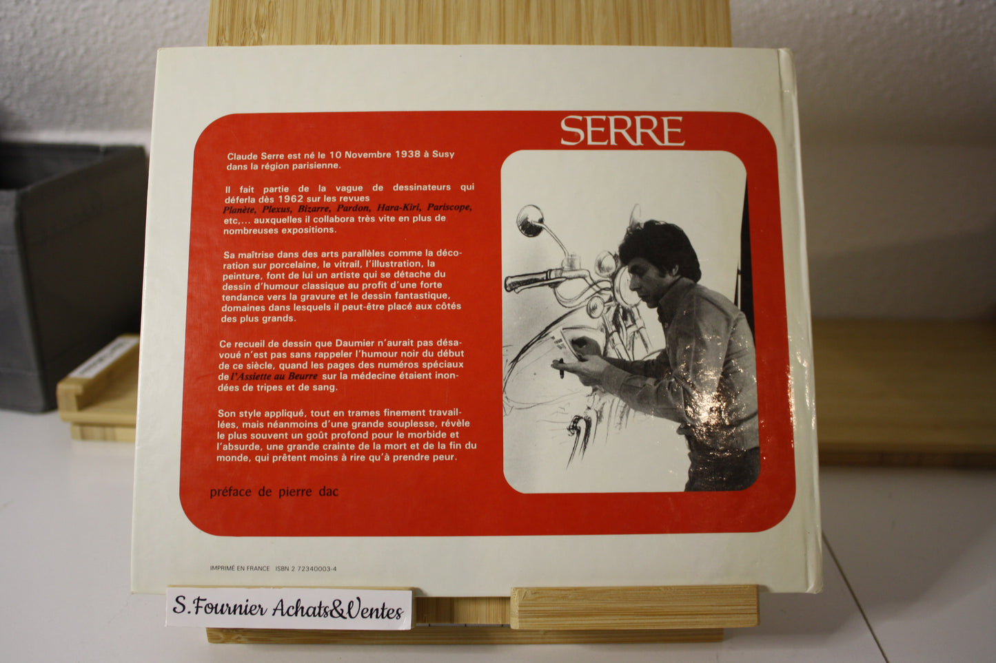 Humour Noir & Hommes en Blancs – - Serre – Edition Glénat – Réédition - 1975 - Humidité