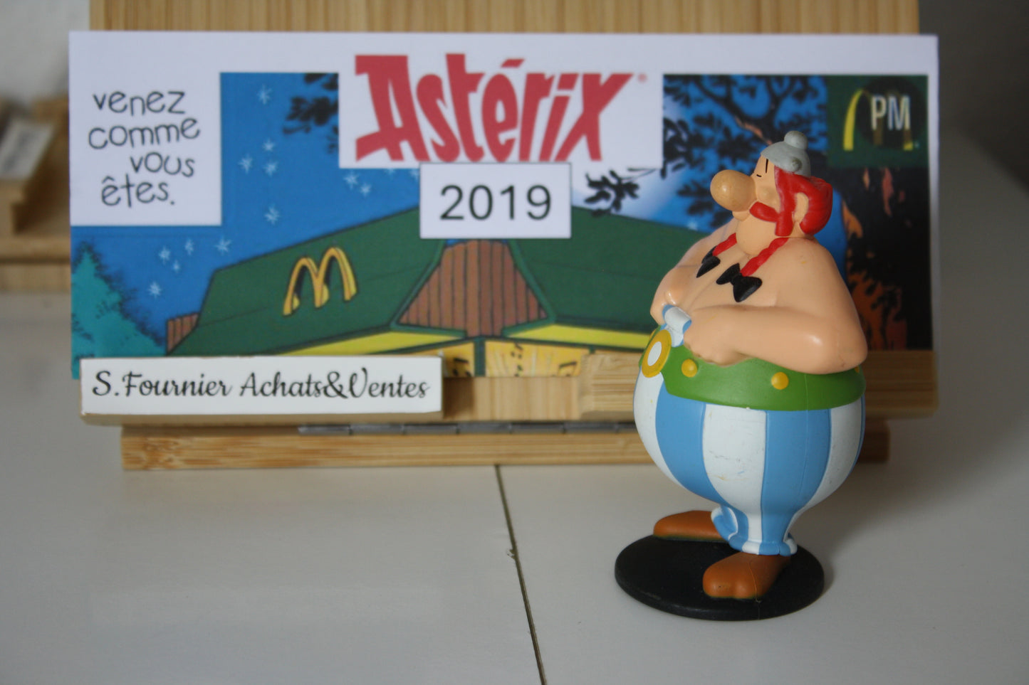 Figurine Obélix – Astérix - Mac Donald – 60 ans – Objet dérivé - 2019